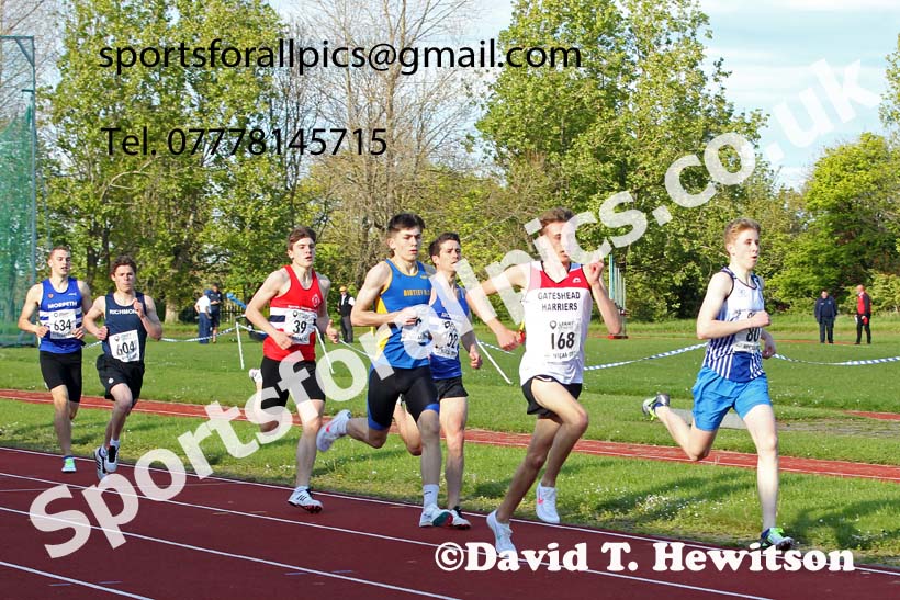 800 metres, 2021 North East Grand Prix No. 2, Monkton, Wednesday, May 19th. Photo: David T. Hewitson/Sports for All Pics
